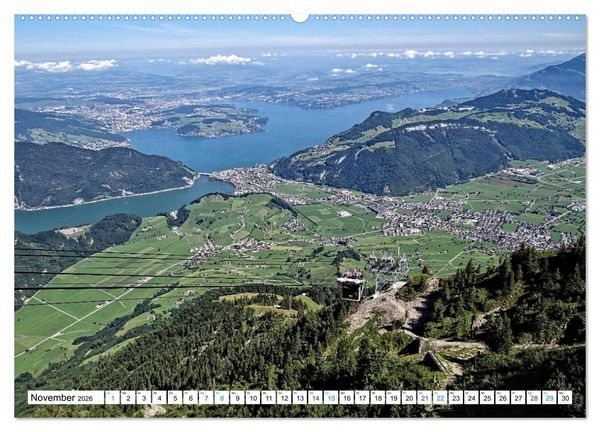 Produktbild: Gr&uuml;ezi . Landschaften in der Schweiz (Wandkalender 2026 DIN A2 quer), CALVENDO Monatskalender