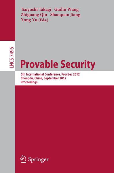 Produktbild: Provable Security