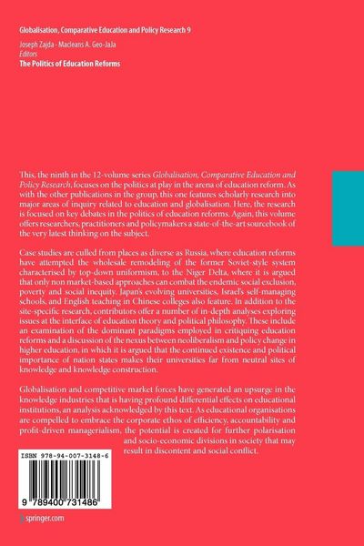 Produktbild: The Politics of Education Reforms