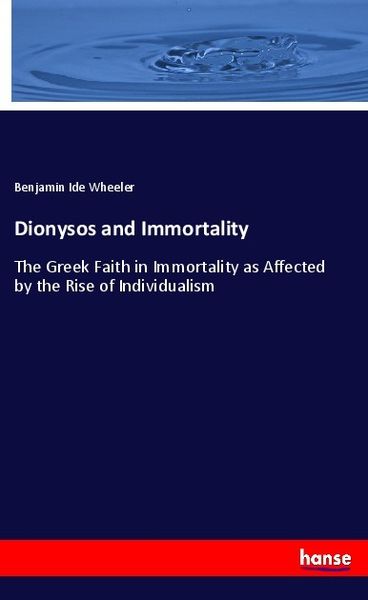 Produktbild: Dionysos and Immortality