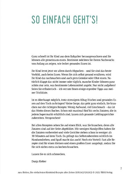 Produktbild: Die einfachsten Kleinkind-Rezepte aller Zeiten