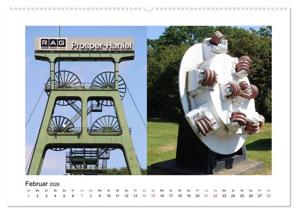 Produktbild: Zeche Prosper-Haniel Bottrop (hochwertiger Premium Wandkalender 2026 DIN A2 quer), Kunstdruck in Hochglanz