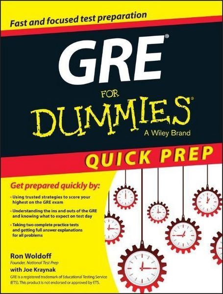 Produktbild: GRE For Dummies Quick Prep