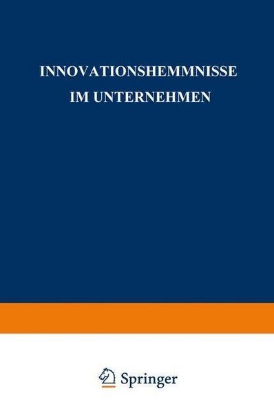 Produktbild: Innovationshemmnisse im Unternehmen