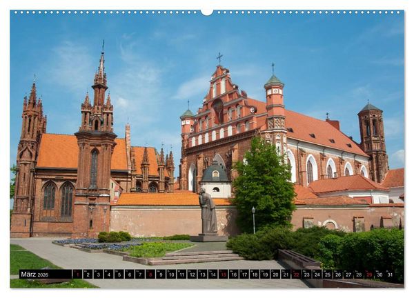 Produktbild: Hauptst&auml;dte des Baltikums (hochwertiger Premium Wandkalender 2026 DIN A2 quer), Kunstdruck in Hochglanz