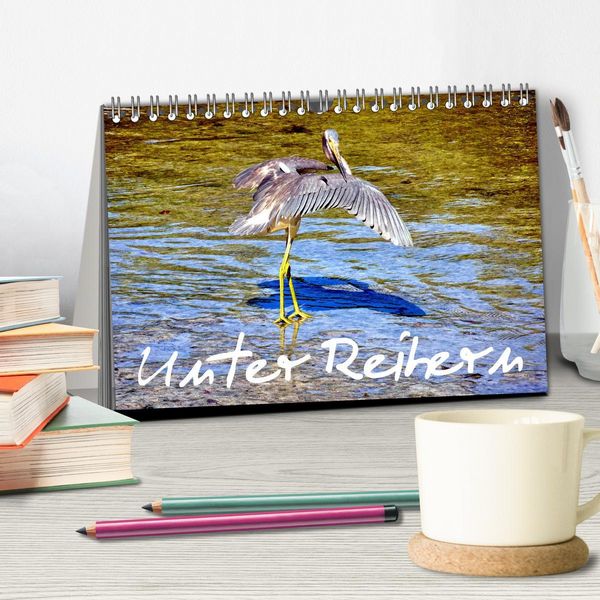 Produktbild: Unter Reihern (Tischkalender 2026 DIN A5 quer), CALVENDO Monatskalender