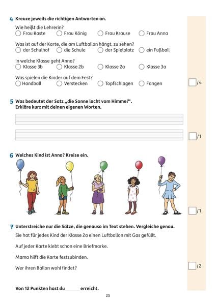 Produktbild: &Uuml;bungsheft mit Tests in Deutsch 2. Klasse