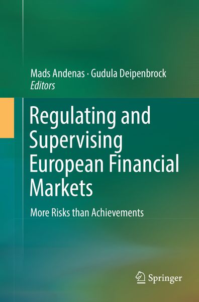Produktbild: Regulating and Supervising European Financial Markets