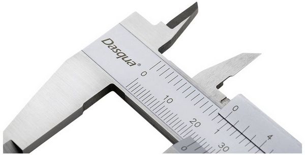Produktbild: Dasqua 1120-3115 DIN EN 862, Monoblock-Messschieber 150mm Edelstahl