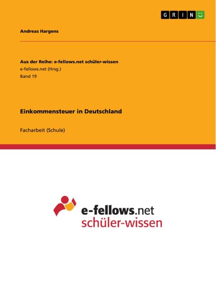 Produktbild: Einkommensteuer in Deutschland