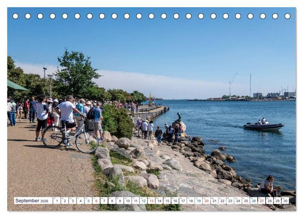 Produktbild: Sommer in Kopenhagen (Tischkalender 2026 DIN A5 quer), CALVENDO Monatskalender