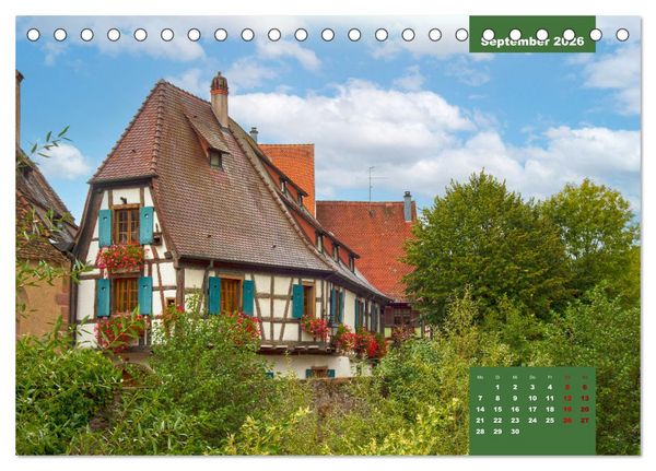 Produktbild: Kaisersberg Perle des Elsass (Tischkalender 2026 DIN A5 quer), CALVENDO Monatskalender