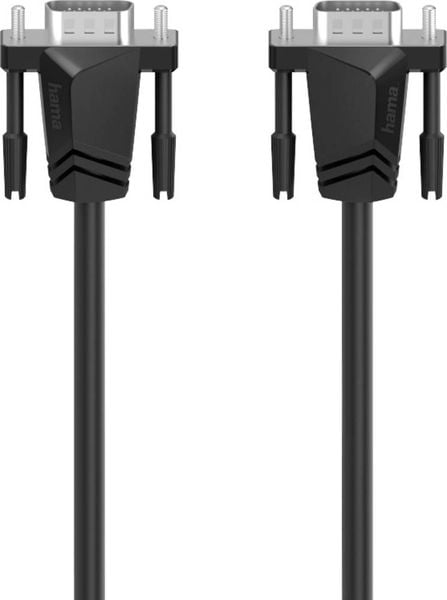 Hama VGA Anschlusskabel VGA 15pol. Stecker, VGA 15pol. Stecker 1.50 m Schwarz 00200707 VGA-Kabel