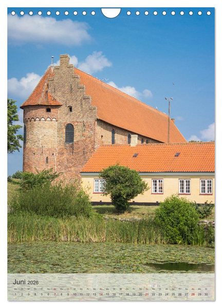 Produktbild: D&auml;nemark - Historisches F&uuml;nen (Wandkalender 2026 DIN A4 hoch), CALVENDO Monatskalender
