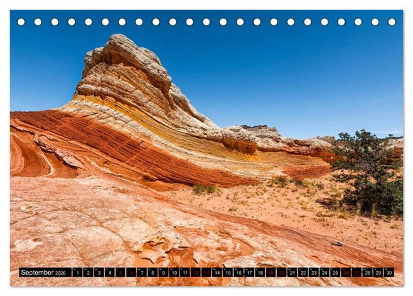 Produktbild: Landschafts Juwelen - Erlesene Landschaften der USA (Tischkalender 2026 DIN A5 quer), CALVENDO Monatskalender