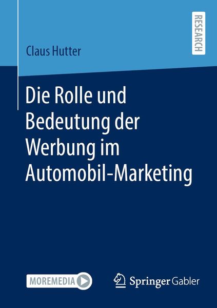 Produktbild: Die Rolle und Bedeutung der Werbung im Automobil-Marketing