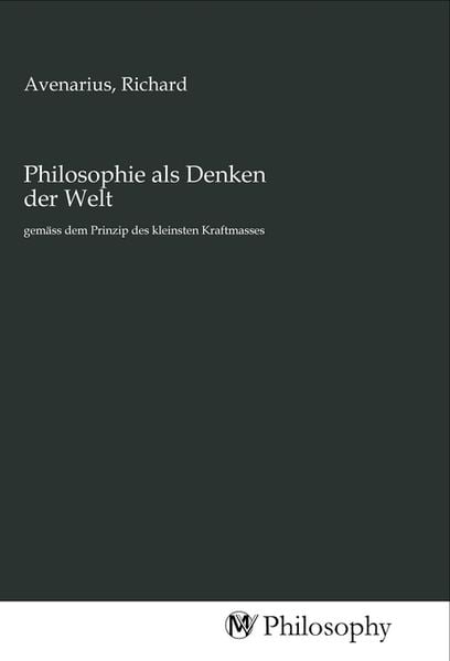 Produktbild: Philosophie als Denken der Welt