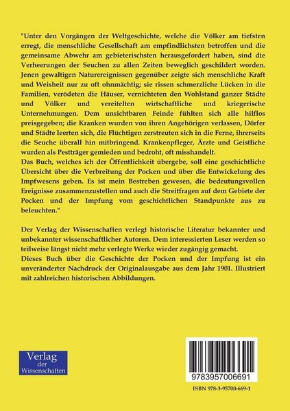 Produktbild: Geschichte der Pocken und der Impfung