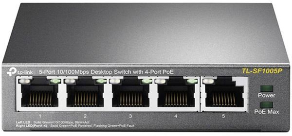TP-LINK TL-SF1005P Netzwerk Switch TL-SF1005P 5 Port PoE-Funktion