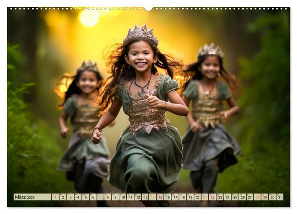 Produktbild: Kinder verzaubern uns (hochwertiger Premium Wandkalender 2026 DIN A2 quer), Kunstdruck in Hochglanz