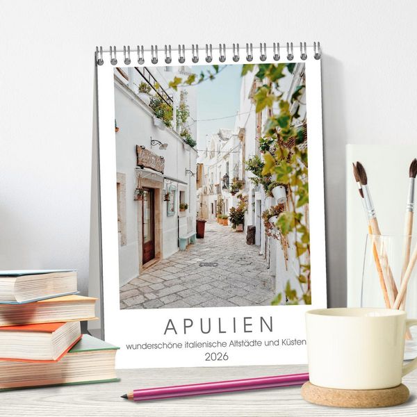 Produktbild: Apulien (Tischkalender 2026 DIN A5 hoch), CALVENDO Monatskalender