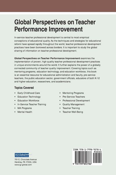 Produktbild: Global Perspectives on Teacher Performance Improvement
