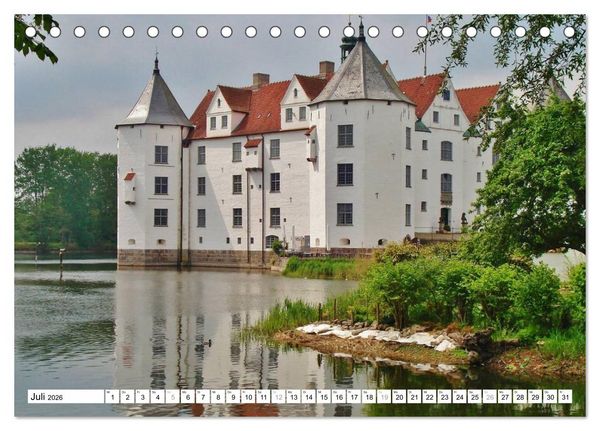 Produktbild: Die Ostsee - von Schleswig nach Gl&uuml;cksburg (Tischkalender 2026 DIN A5 quer), CALVENDO Monatskalender