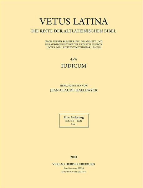 Produktbild: Vetus Latina - Iudicum