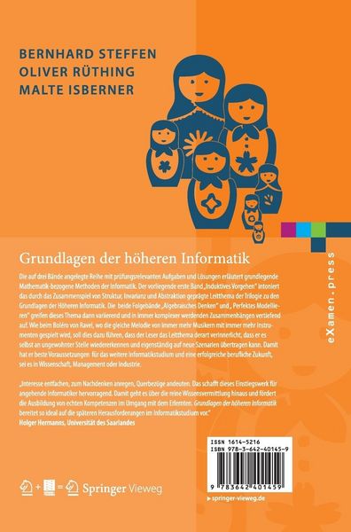 Produktbild: Grundlagen der h&ouml;heren Informatik