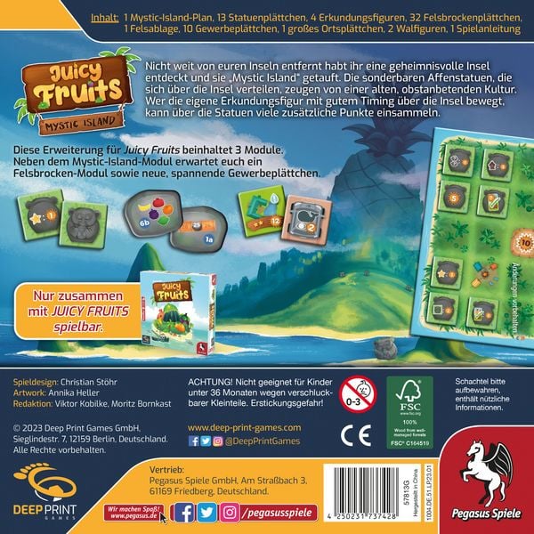 Produktbild: Juicy Fruits: Mystic Island [Erweiterung] (Deep Print Games)