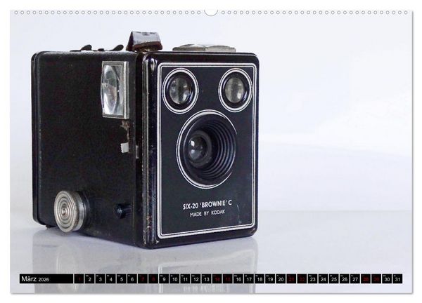Produktbild: Alte Fotoapparate - Kameras von Kodak der Jahre 1905 bis 1977 (hochwertiger Premium Wandkalender 2026 DIN A2 quer), Kunstdruck in Hochglanz
