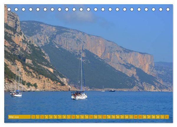 Produktbild: Sardiniens magische K&uuml;sten (Tischkalender 2026 DIN A5 quer), CALVENDO Monatskalender