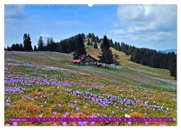 Produktbild: Romantic Places In Bavaria (High Quality Premium Wall Calendar 2026 DIN A2 landscape),CALVENDO 12 Month Wall Calendar