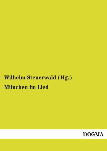 Produktbild: M&uuml;nchen im Lied
