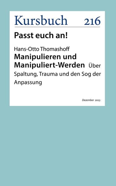 Produktbild: Manipulieren und Manipuliert-Werden