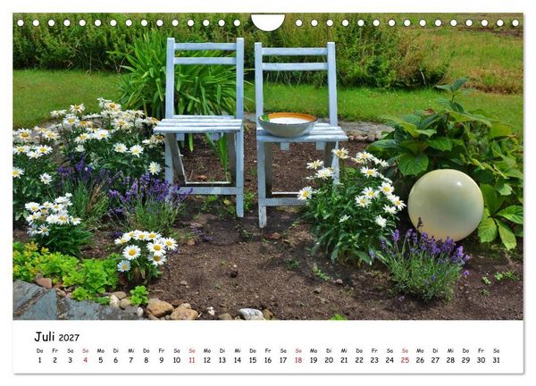 Produktbild: Mein Garten Eine Leidenschaft (Wandkalender 2027 DIN A4 quer), CALVENDO Monatskalender