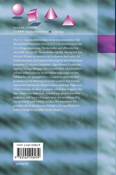 Produktbild: Die C++-Standardbibliothek