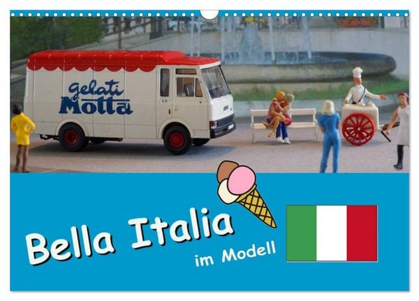 Produktbild: Bella Italia im Modell (Wandkalender 2026 DIN A3 quer), CALVENDO Monatskalender