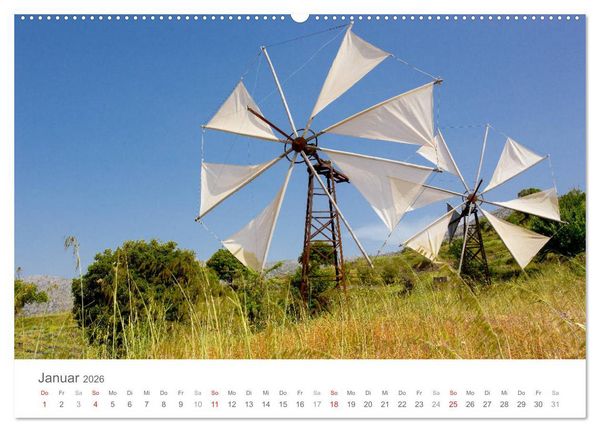 Produktbild: Kreta - Naturlandschaften (Wandkalender 2026 DIN A2 quer), CALVENDO Monatskalender