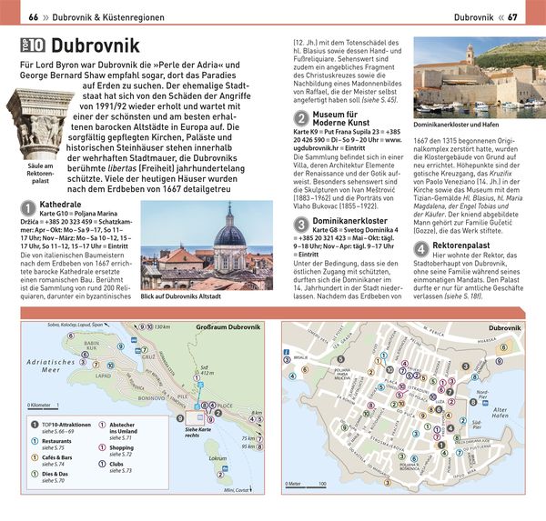 TOP10 Reiseführer Dubrovnik & Dalmatinische Küste