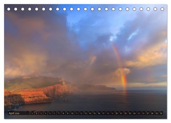 Produktbild: Madeira, Insel zwischen Himmel und Meer (Tischkalender 2026 DIN A5 quer), CALVENDO Monatskalender