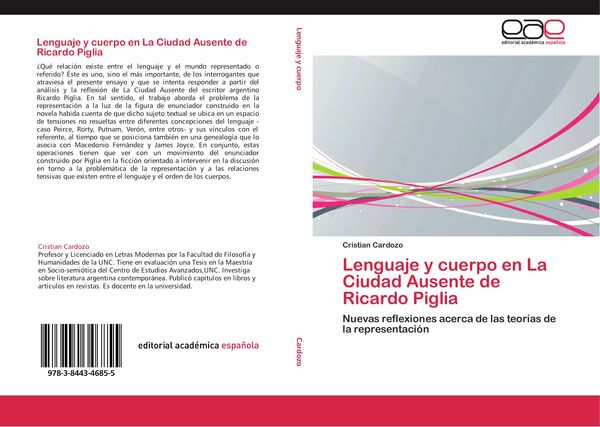 Produktbild: Lenguaje y cuerpo en La Ciudad Ausente de Ricardo Piglia