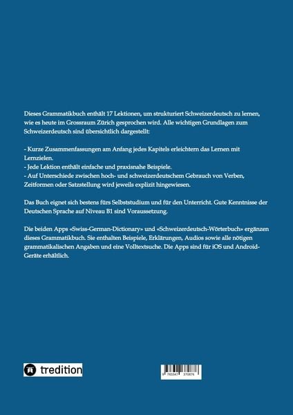 Produktbild: Schweizerdeutsch leicht gemacht - Grammatikbuch