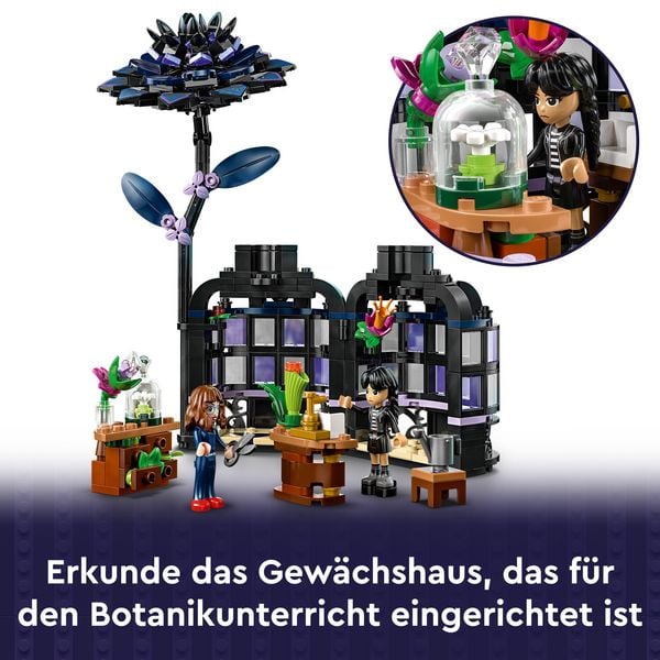 Produktbild: LEGO 76784 Wednesday Schwarze Dahlie, Kinder Geschenk, Spielzeug