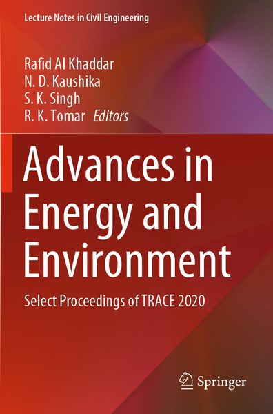 Produktbild: Advances in Energy and Environment