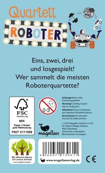 Produktbild: Quartett - Roboter
