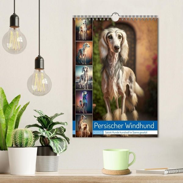 Produktbild: Persischer Windhund (Wandkalender 2026 DIN A4 hoch), CALVENDO Monatskalender