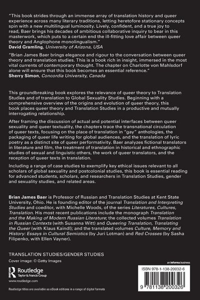 Produktbild: Queer Theory and Translation Studies