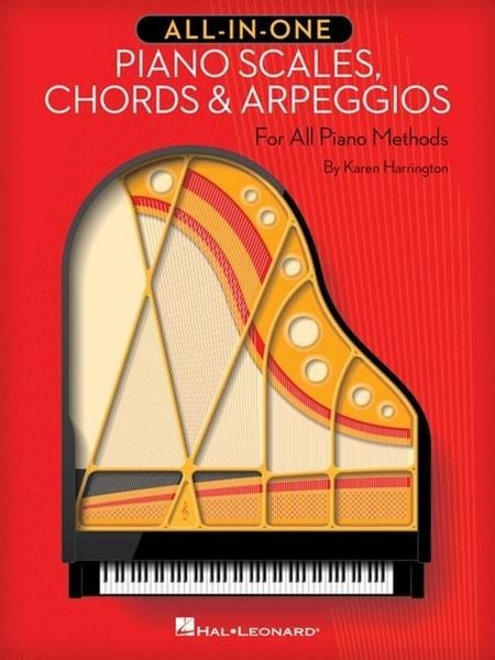 Produktbild: All in One Piano Scales, Chords and Arpeggios - For All Piano Methods Beginner to Intermediate Instruction Book with Keyboard Technique and Music Theory Practice for Students and Daily Piano Study