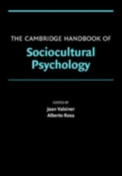 Produktbild: Cambridge Handbook of Sociocultural Psychology